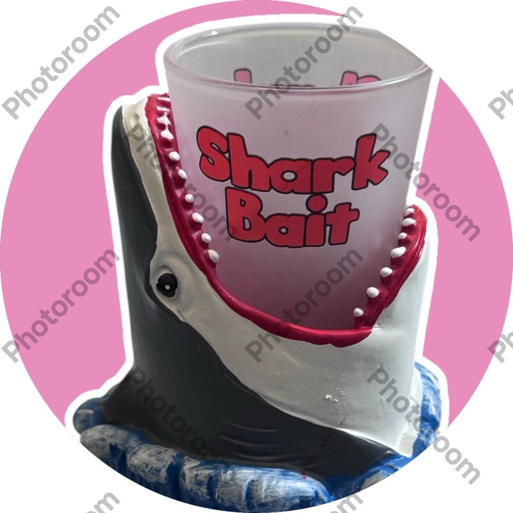 Shark Bait Shot Glass NIB Agiftcore